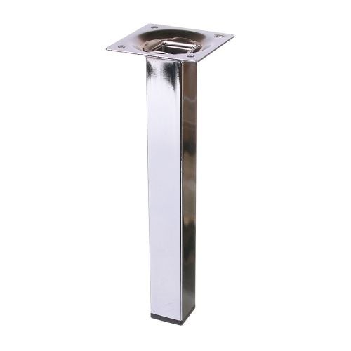 Picior mobila metal 24 x 24 x 700 mm crom