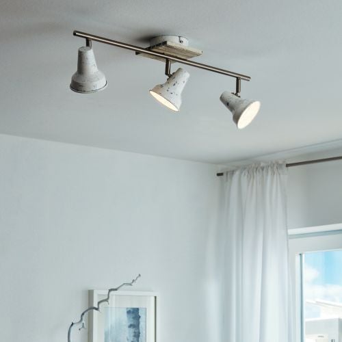 Spot pe bara LED, 3x3.3W, alb, "Filipina"