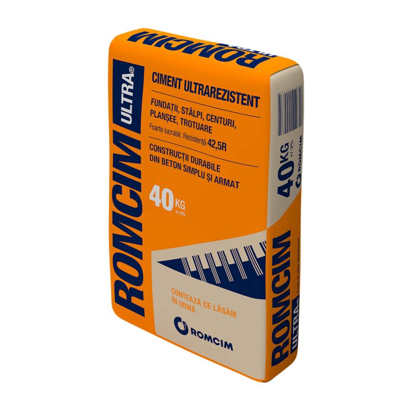 Ciment ultrarezistent Romcim Ultra Portland rezistenta 42.5R 40 kg
