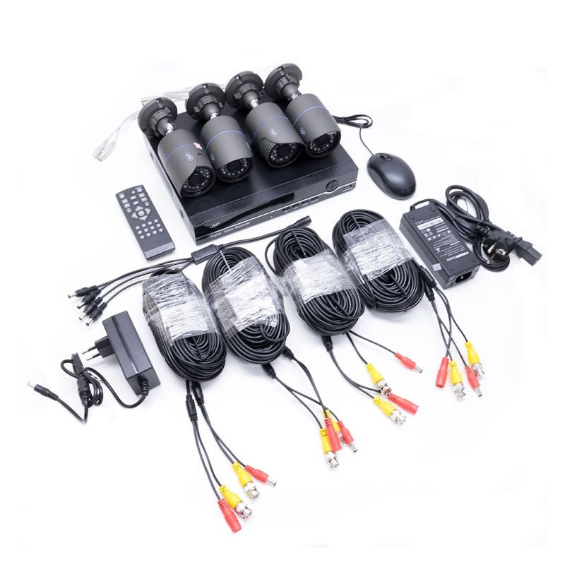 Kit supraveghere WiFi AHD PNI House PTZ1200, DVR + 4 camere full