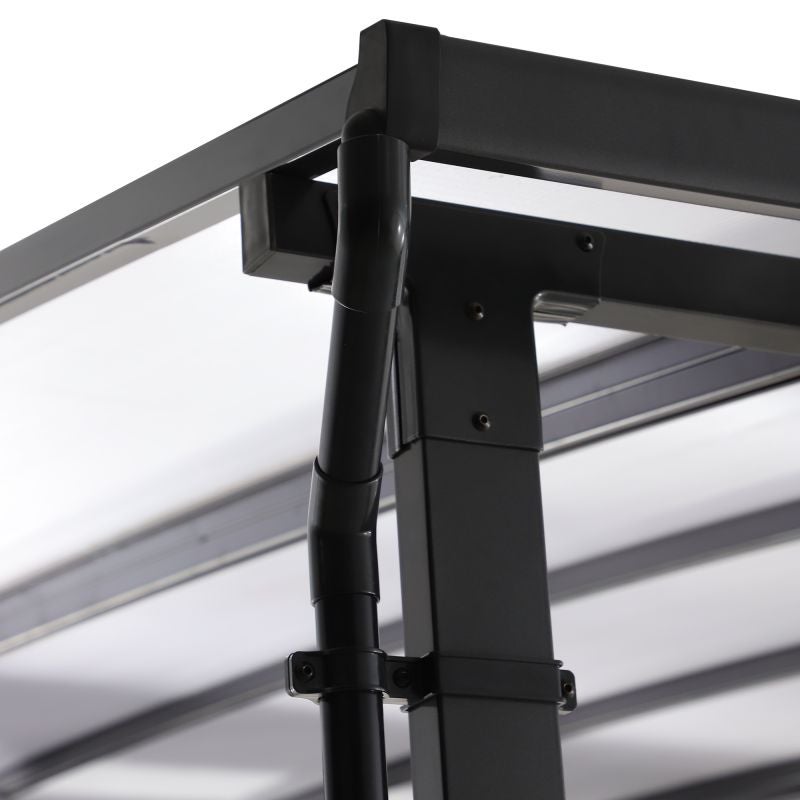 Pergola gradina Naterial Yena, pentru perete, aluminiu/otel, 400 x 350 ...