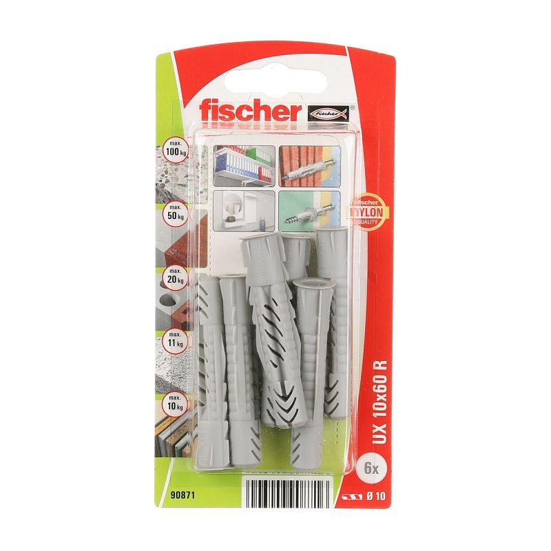 Diblu beton/BCA, nailon, Ø 10 x 60 mm (set 6 buc)