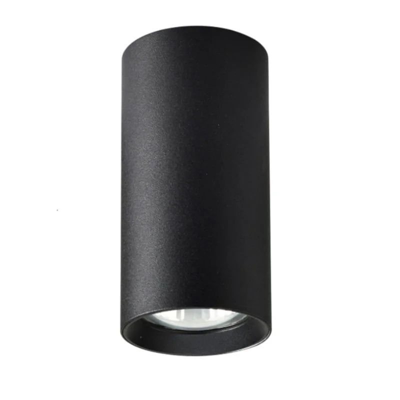 Spot aplicat Manacor, 1 x GU10, 50 W, H 17 cm, negru