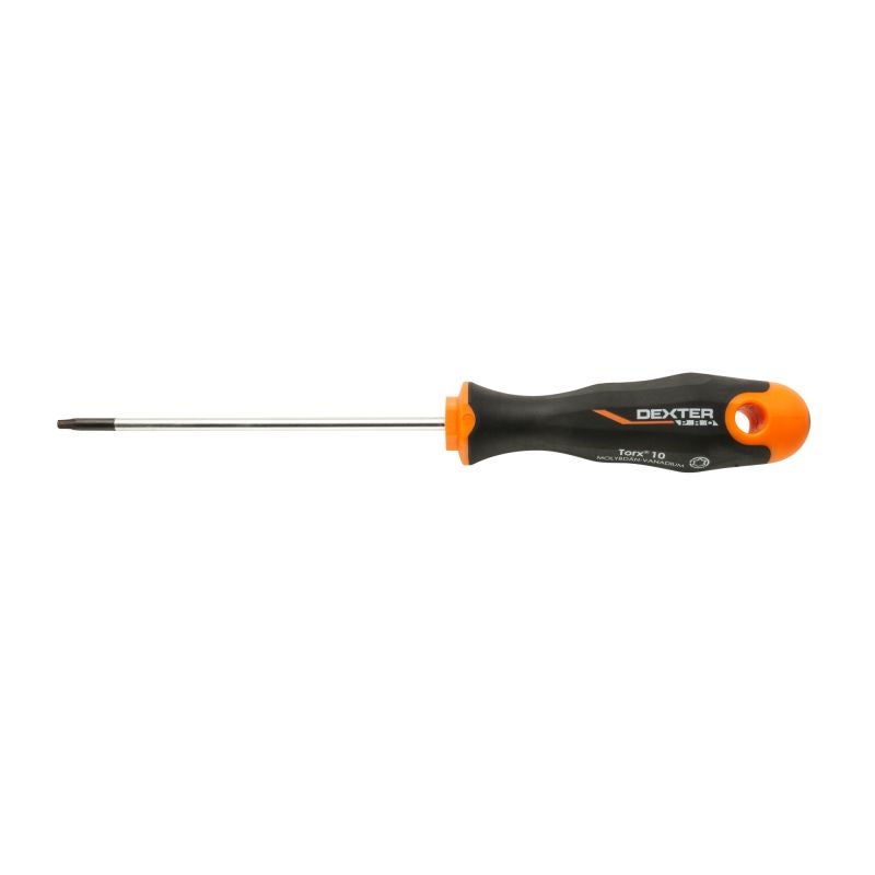 Surubelnita electrician torx T10, Dexter Pro, 150 mm, crom-vanadiu