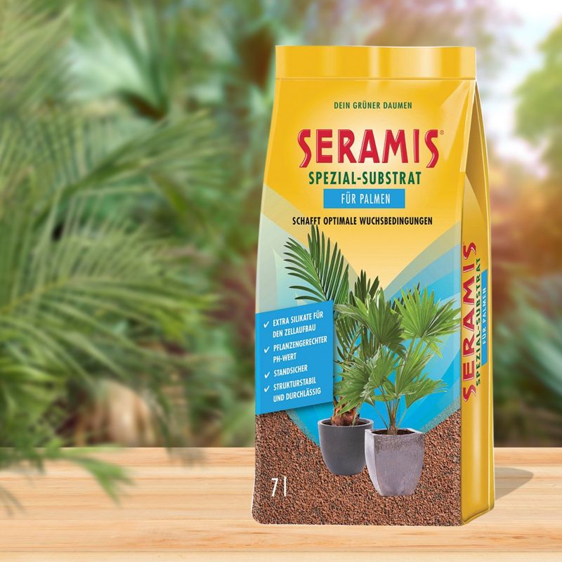 Seramis Granulato Organico per Piante ed Erbe, 6 l – Granulato di Argilla, Argilla per Piante per conservare Acqua e nutrimenti