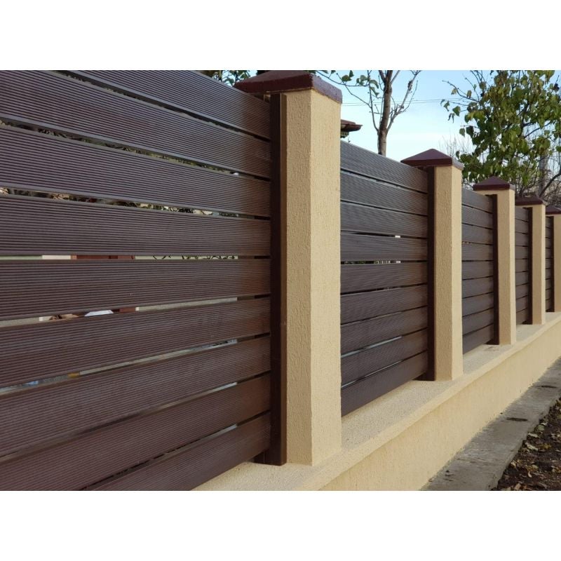 Scandura WPC pentru gard, 2000 x 110 x 20 mm, maro