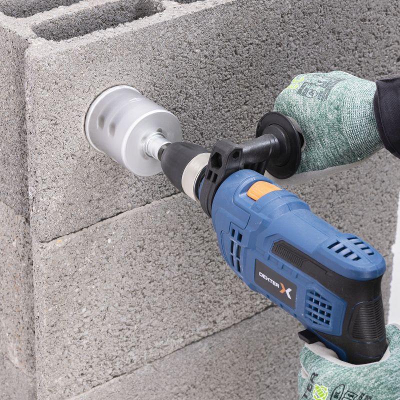 Carota zidarie 68 mm cu burghiu centrare Dexter