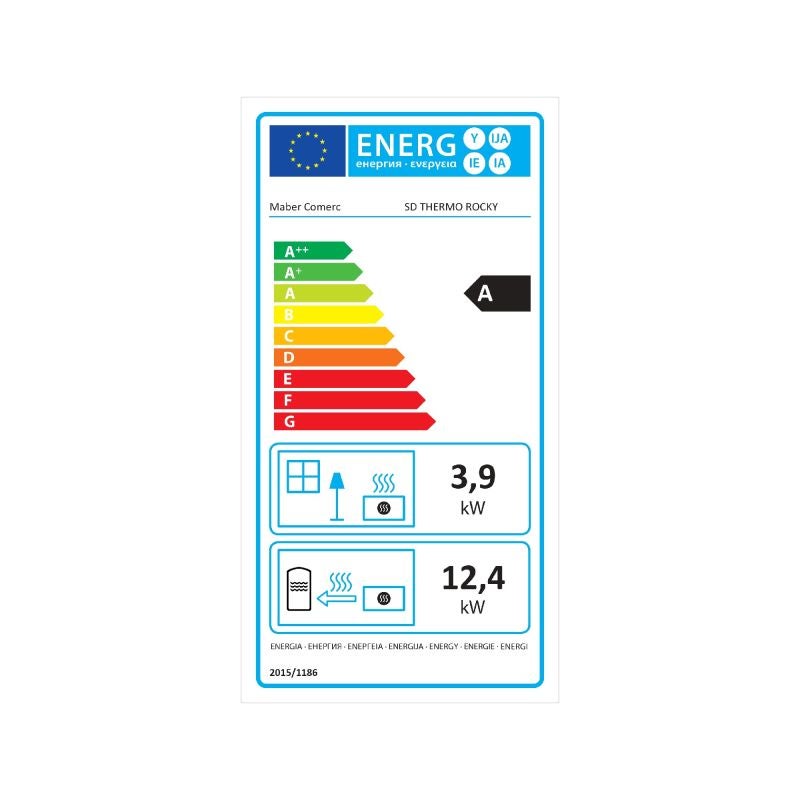 Soba tip centrala MBS Thermo Rocky, evacuare dreapta, 16.3 kW, 85