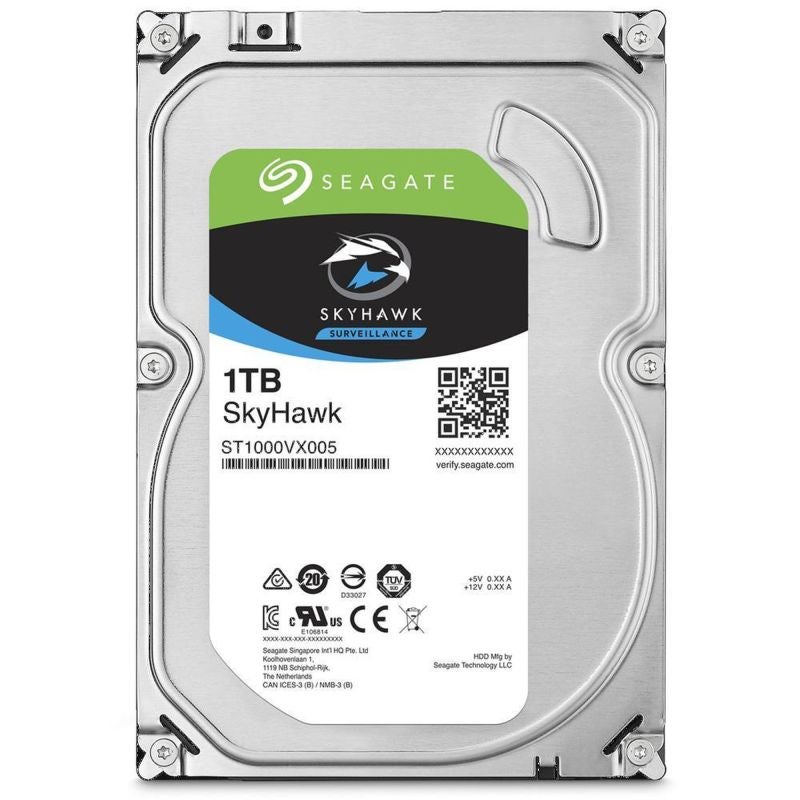 Hard disk intern Seagate Skyhawk, HDD, 1 TB, metal, argintiu