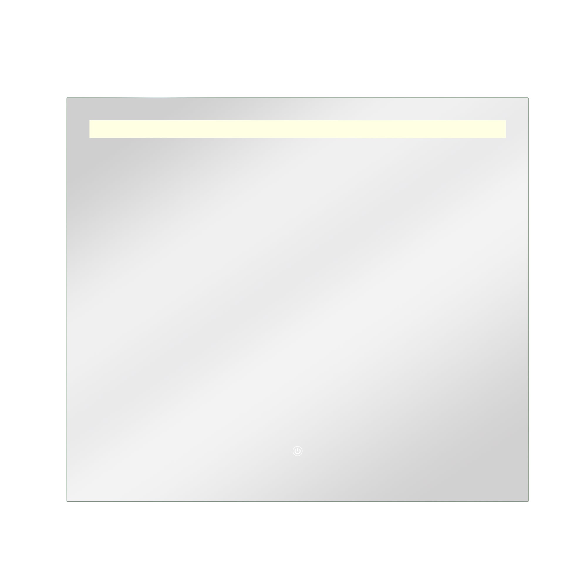Oglinda baie cu LED Sensea Essential, 80 x 70 cm