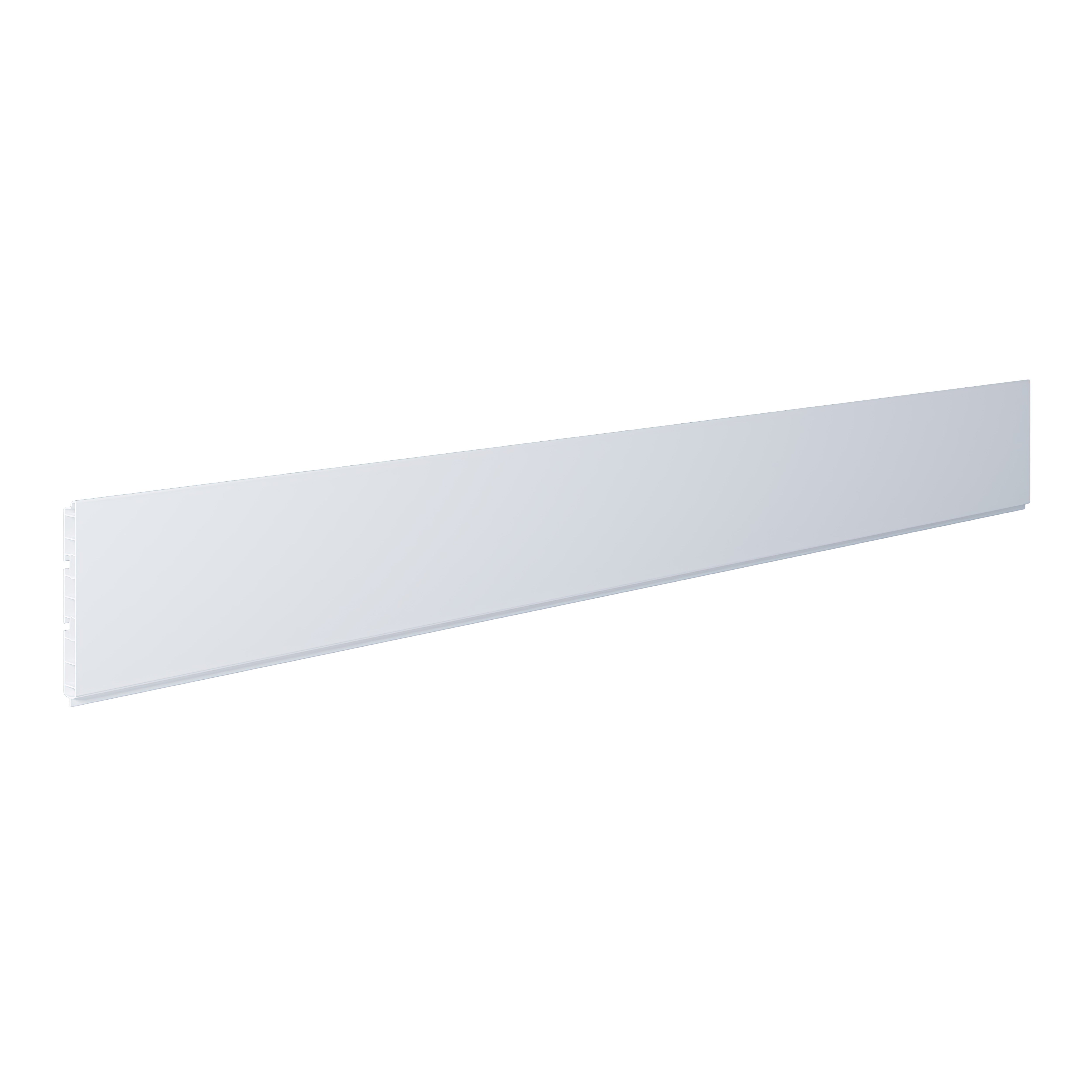 Plinta, din PVC, 300 x 15 cm, alb mat