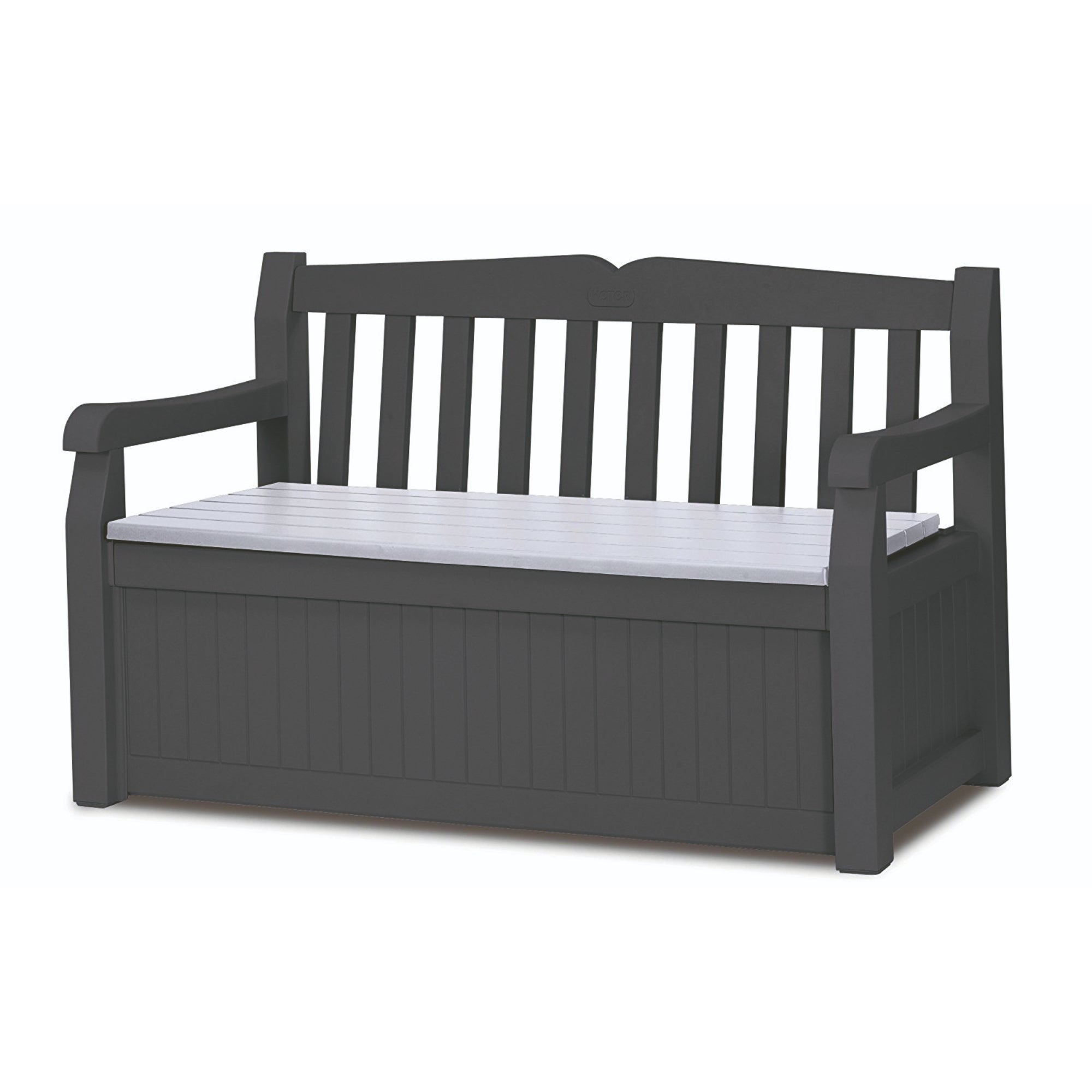 Banca cu lada depozitare gradina Eden Garden, plastic, 140 x 60 x