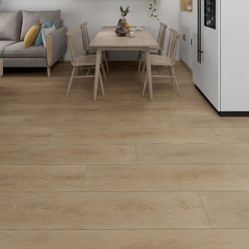 Parchet SPC 4 mm, Desert Oak, natur deschis, rezistent la apa