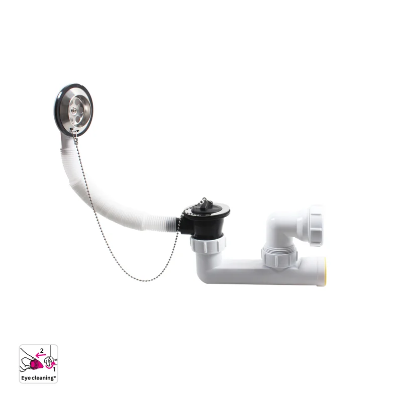 Coloana cada, cu dop si lant, sifon rigid, Ø 40 mm