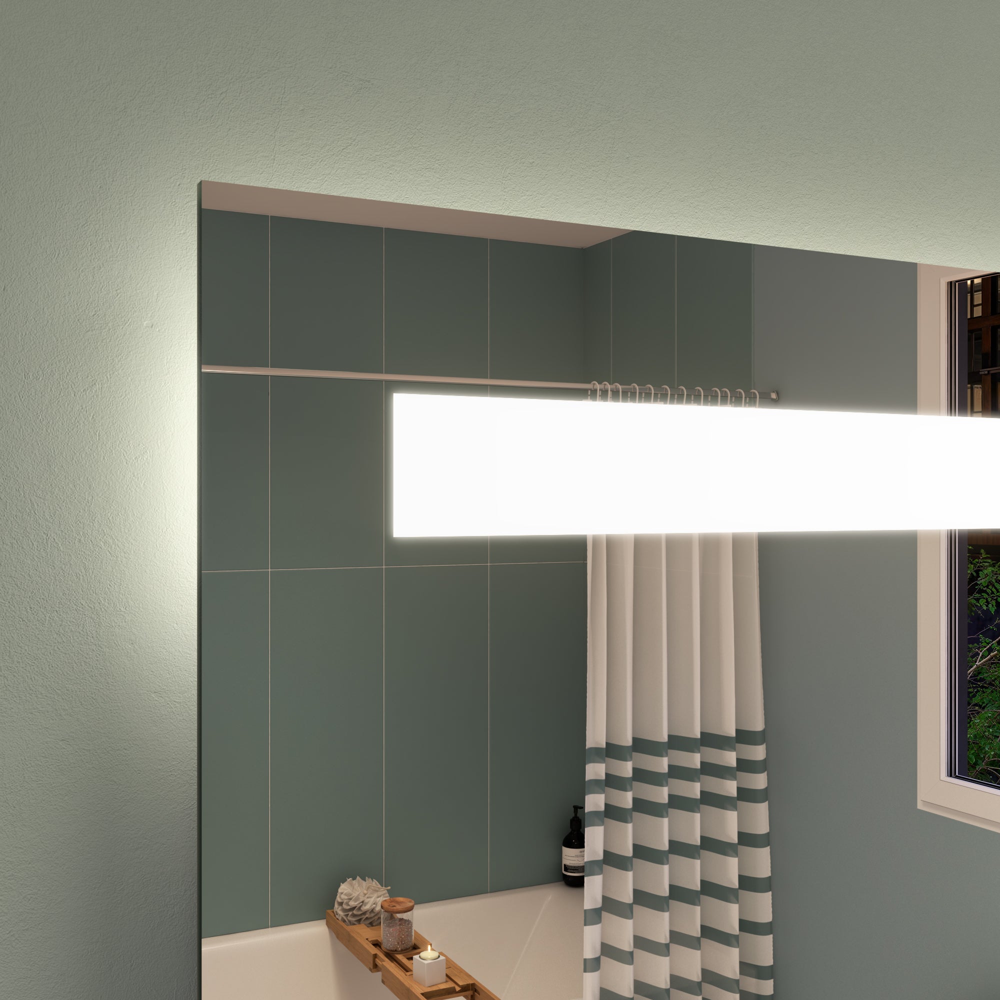 u.ohiページ Oglinda baie cu LED Sensea Essential, 60 x 70 cm