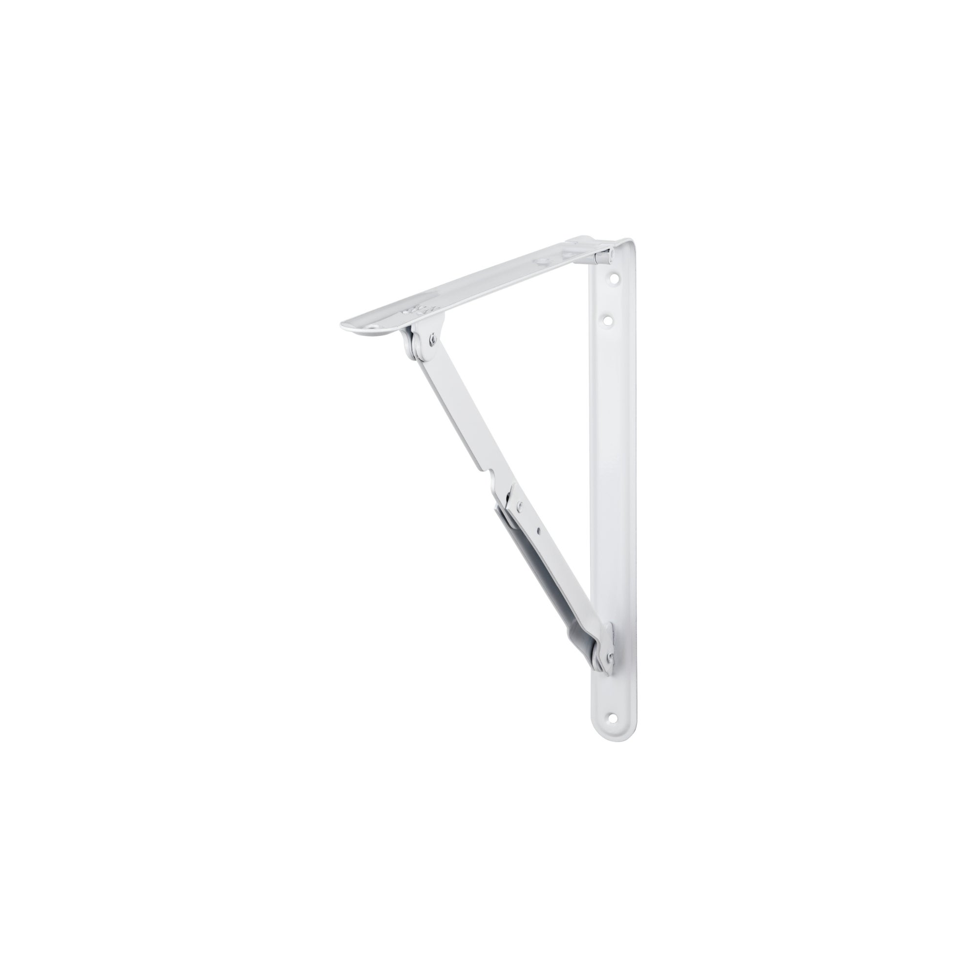 Consola raft, rabatabila, 210 x 200 mm, alba