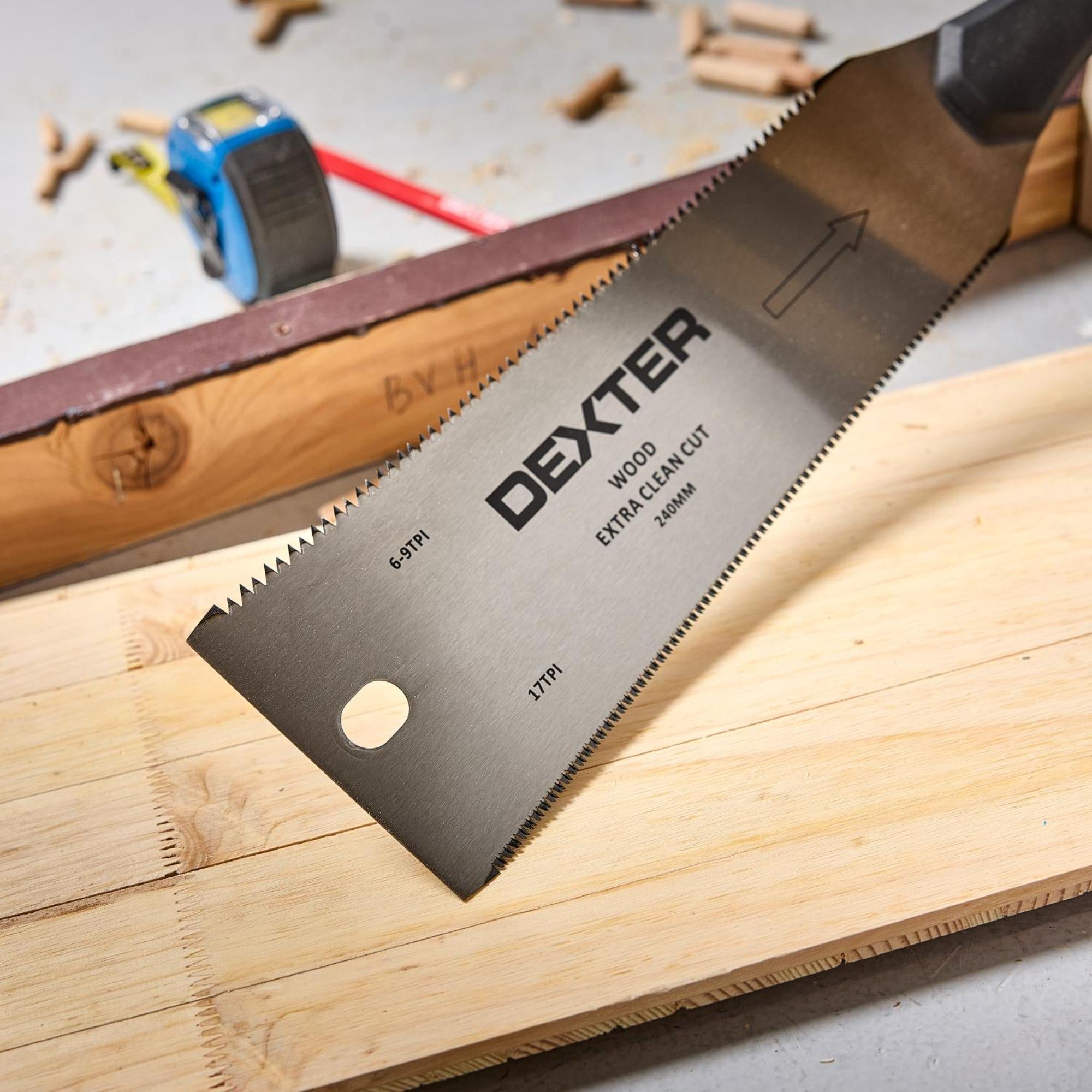 Fierastrau japonez pentru lemn, taiere fina, Dexter, 240 mm