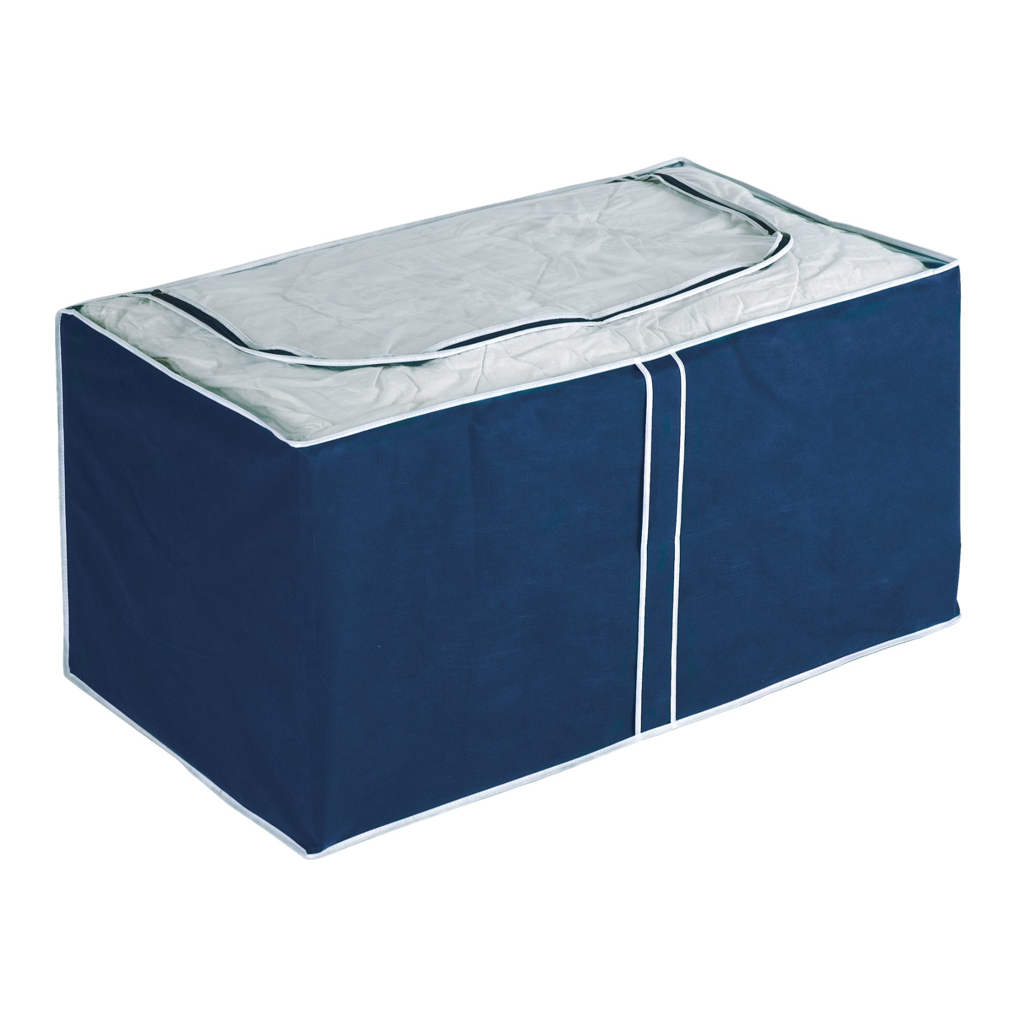 Cutie depozitare sub pat, Air, 91 x 53 x 48 cm, albastru
