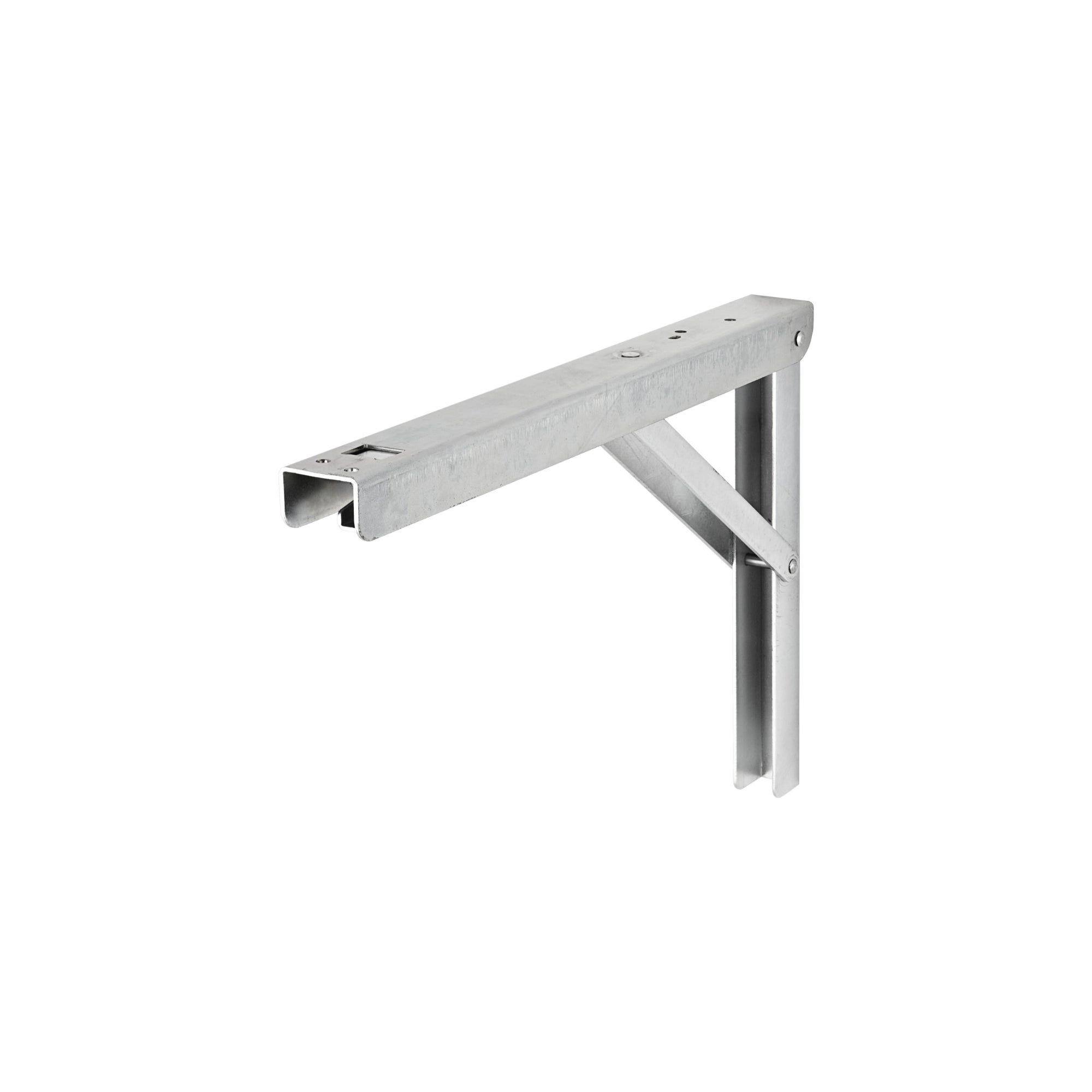 Consola raft, rabatabila, 400 x 270 mm, crom