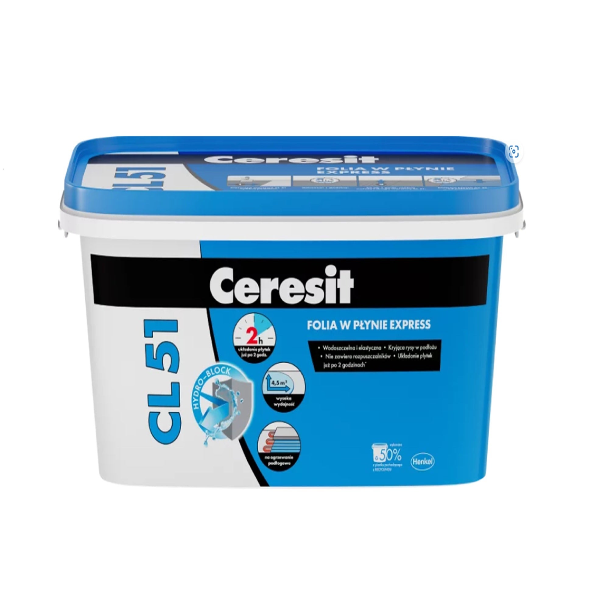 Hidroizolatie monocomponenta flexibila Ceresit CL51, 15 kg