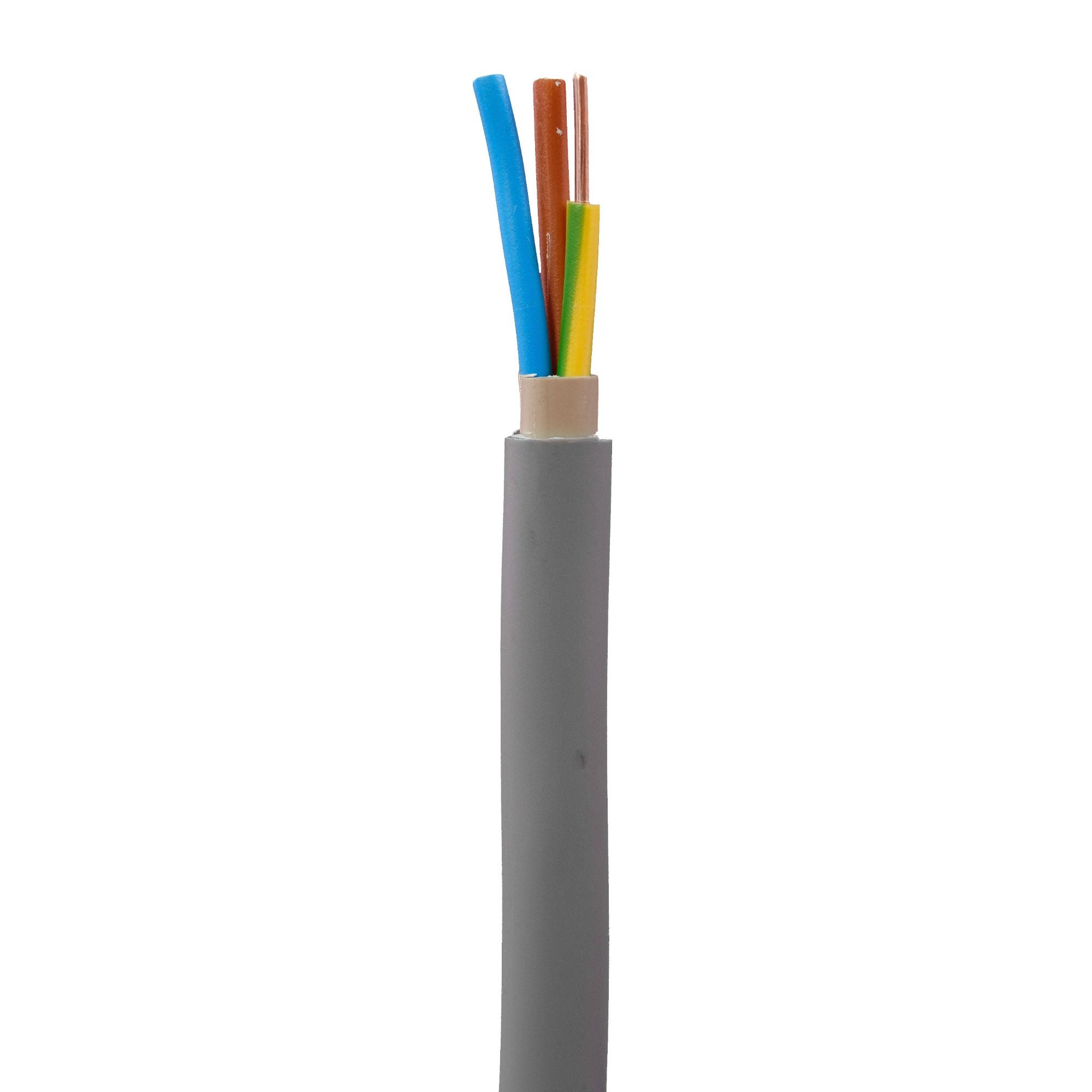 NYM-J 3x1,5 Mm² Installationsleitung – 50 Meter Ringware, Bleifrei, Für Innen- Und Außenbereich